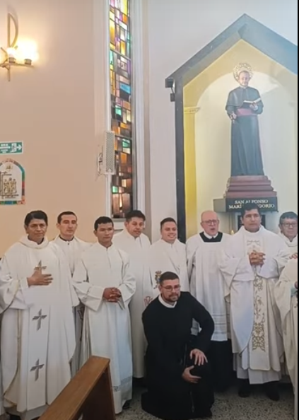 Bendición de imagen de San Alfonso