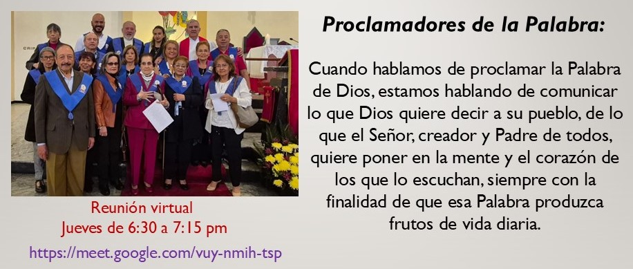 Proclamadores de la Palabra.