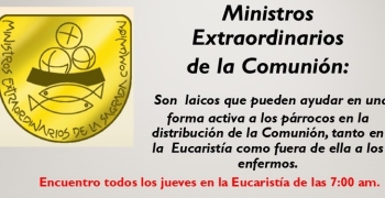 Ministros extraordinarios de la Comunión.